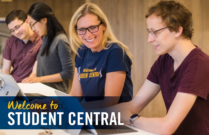 Student Central Professional Assisting Student