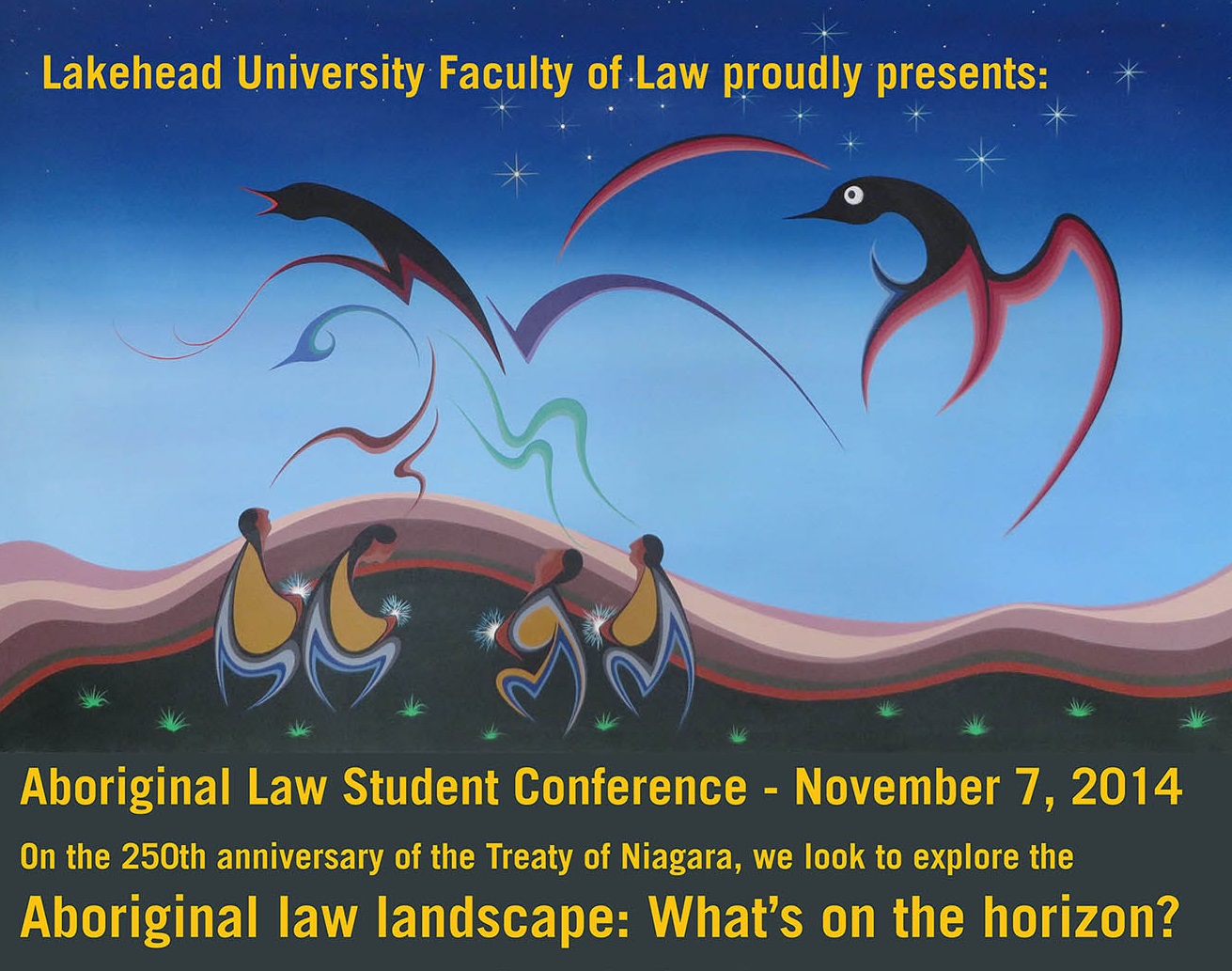 Aboriginal Law conference poster