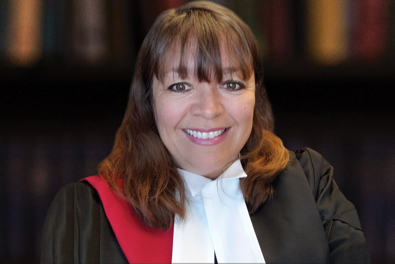 Justice Evelyn Baxter in ceremonial robes