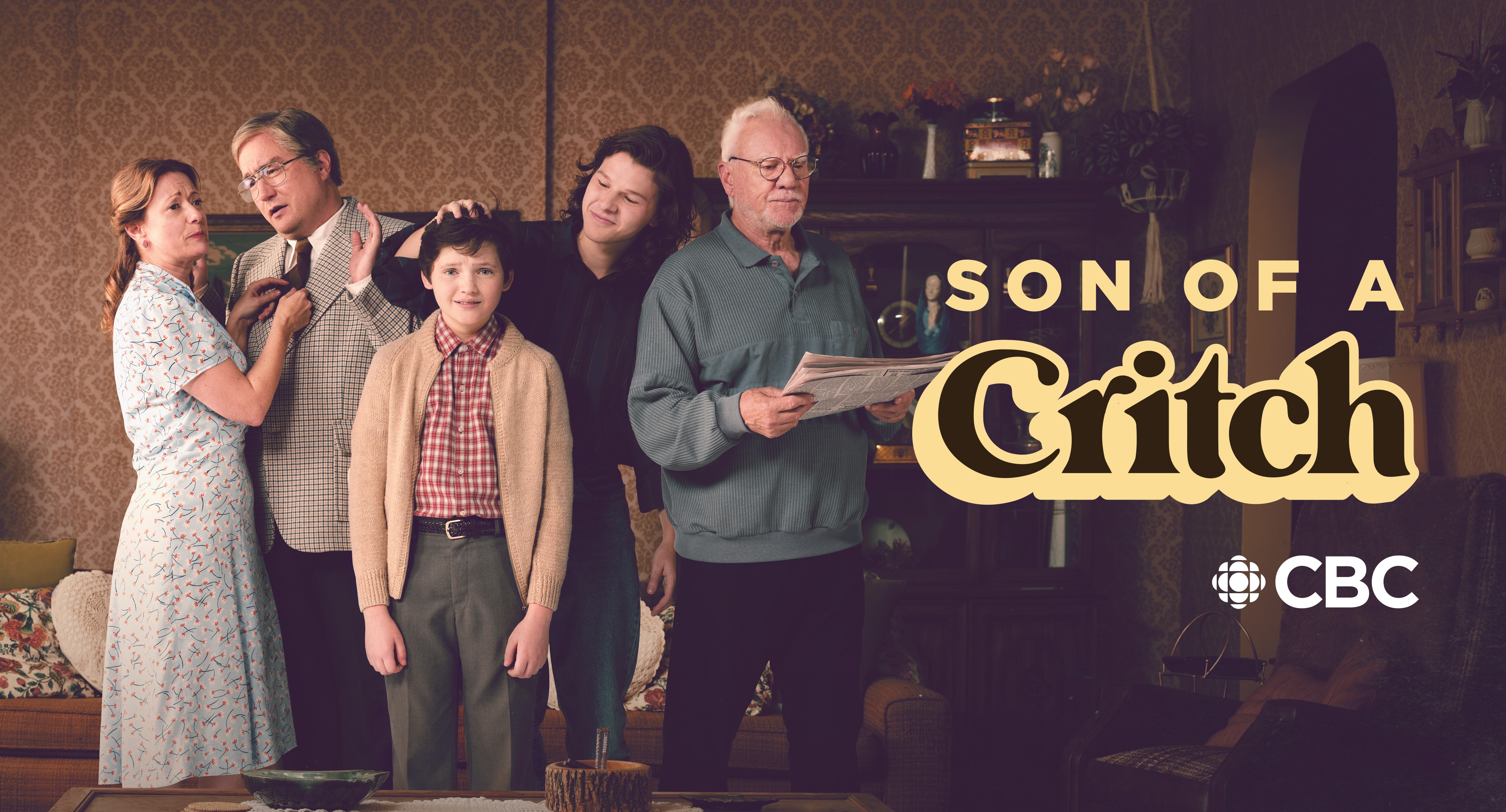 Son of Critch TV series promotional photo featuring members of the Critch family