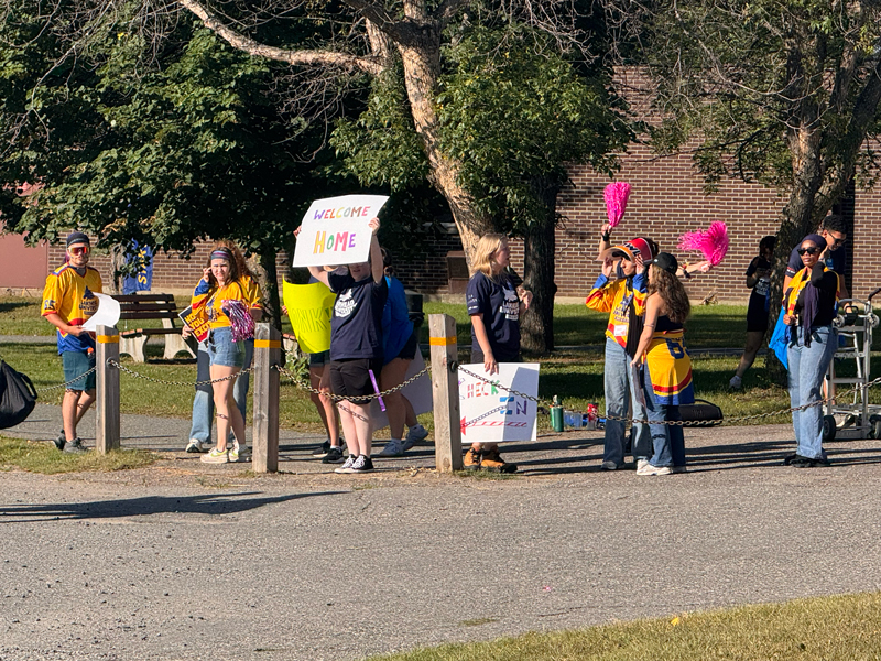 Move in day on the Thunder Bay campus