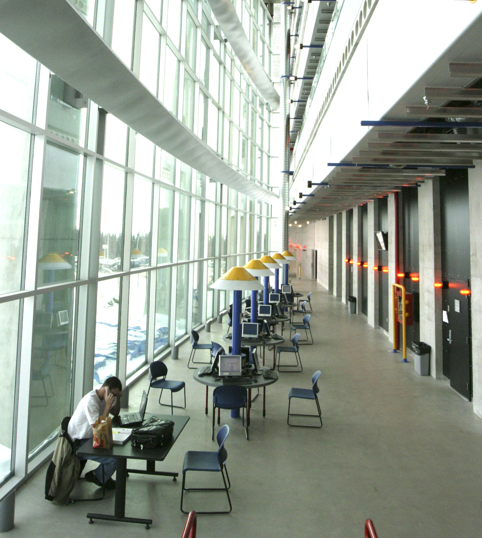 Photo inside the ATAC building.