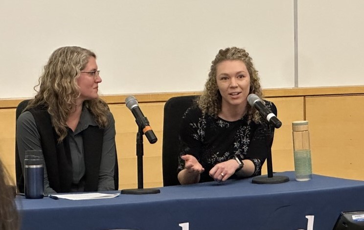 Dr. Ellen Field and Sidney Howlett Give a Presentation