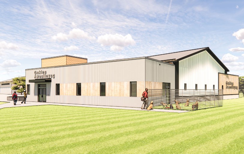 Gakina Awesiinyag Animal Education Facility Architectural Rendering of the Gakina Awesiinyag Animal Education Facility