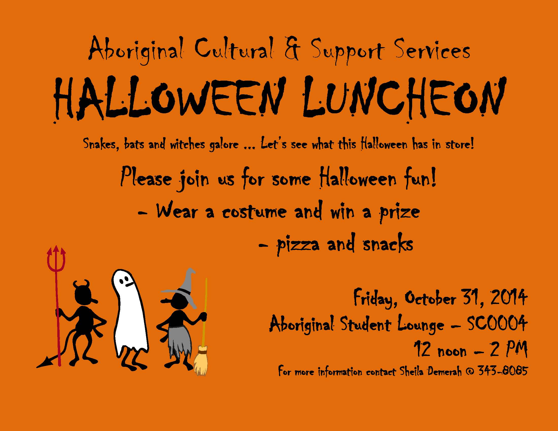Halloween Luncheon Lakehead University