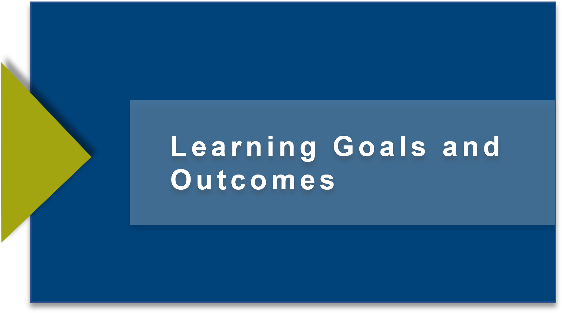 Learning Goals and Outcomes