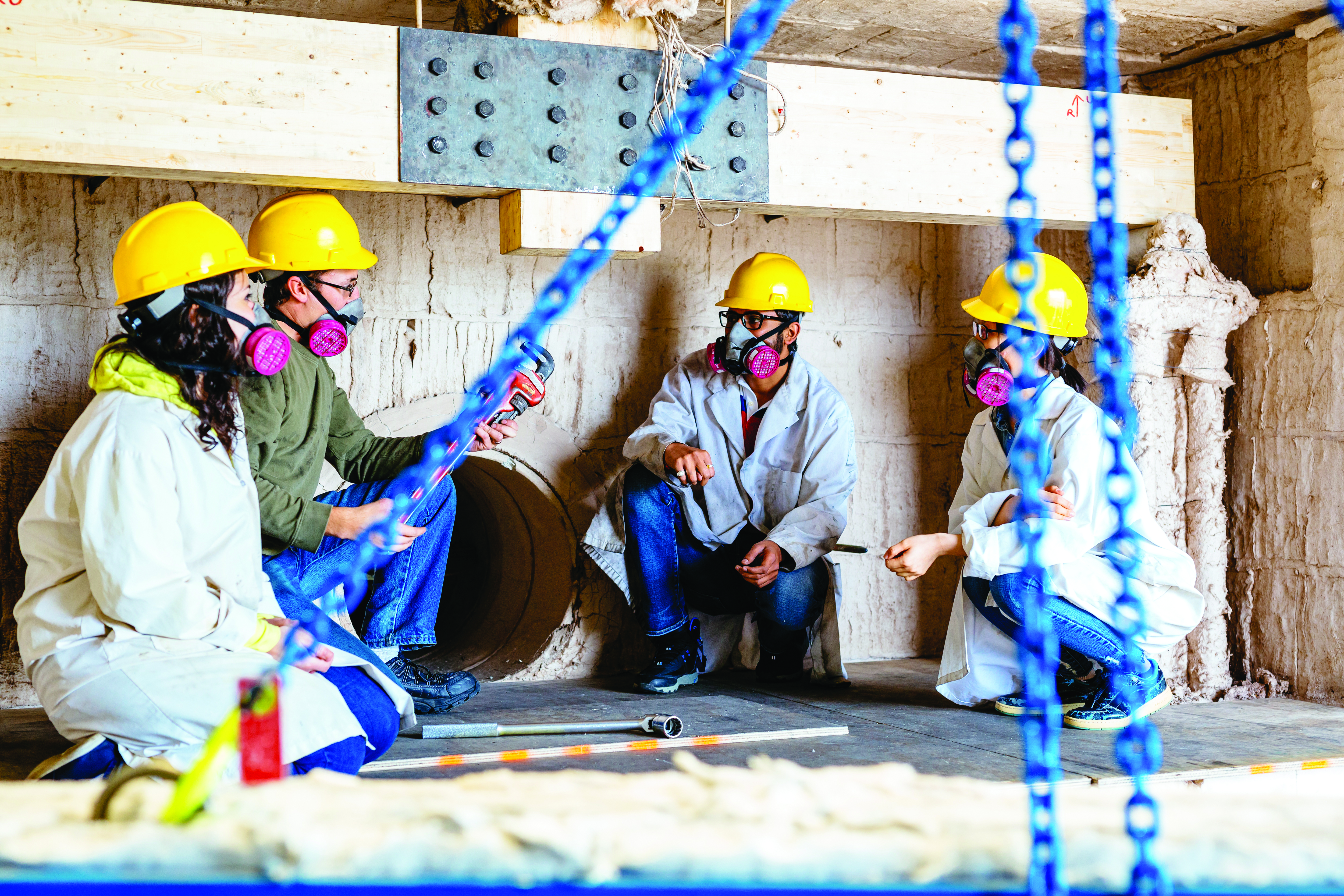 Students in Fire Lab