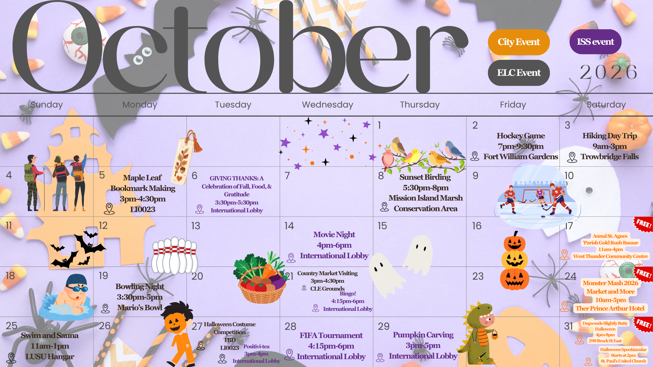 2026 October Calendar