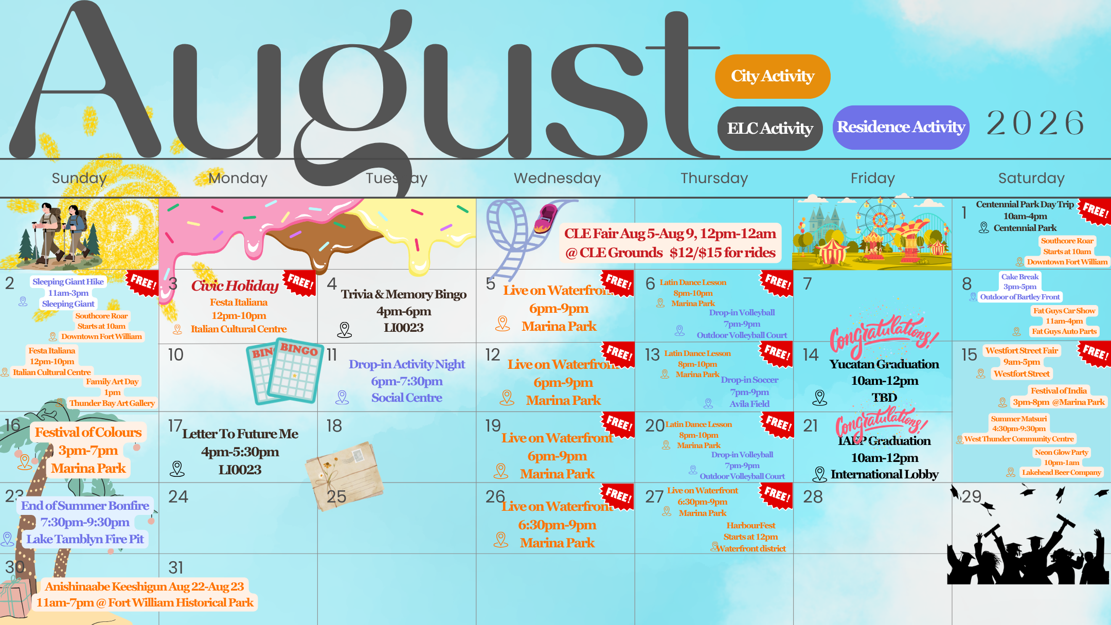 2026 August Calendar