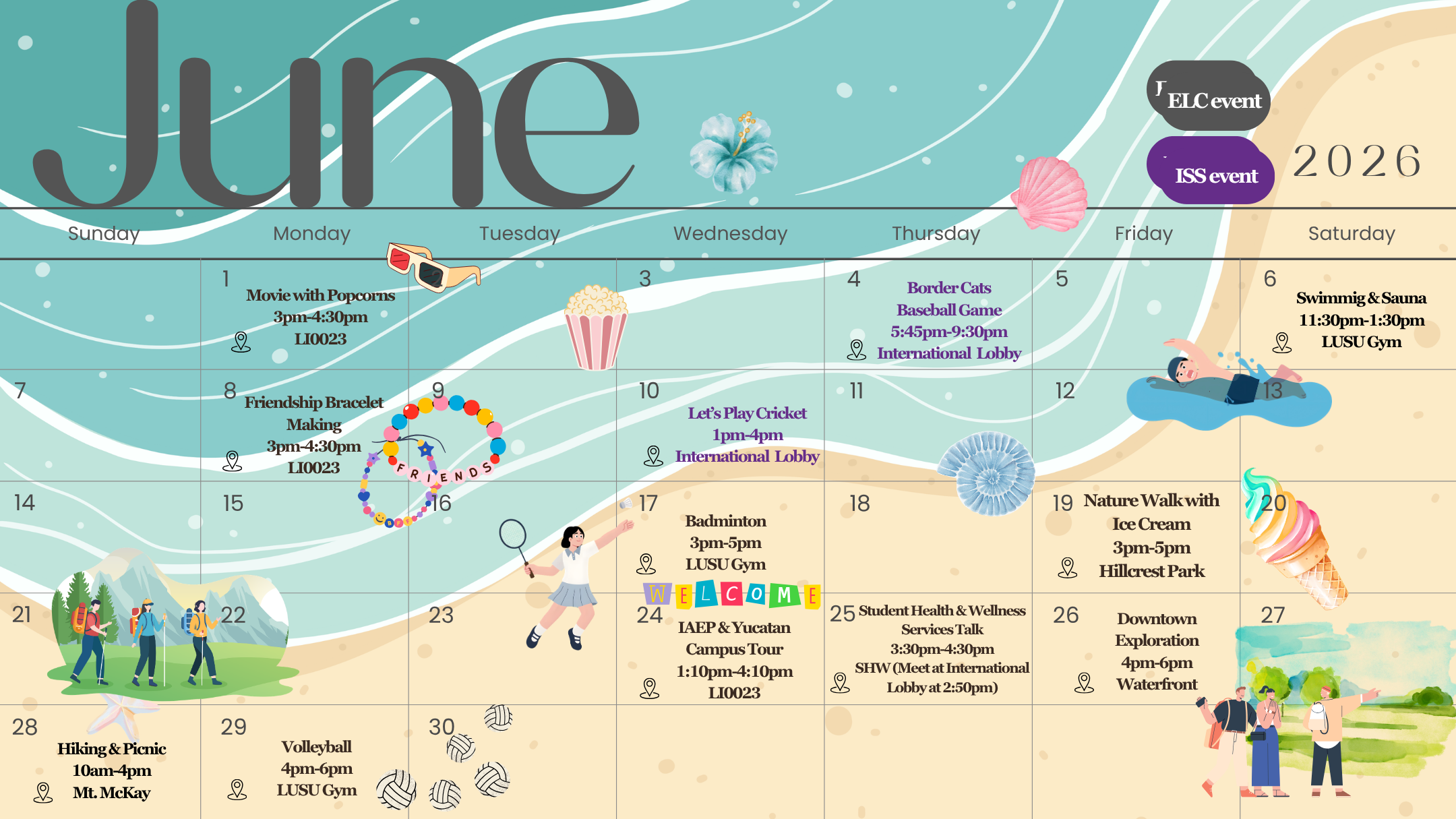 June Calendar