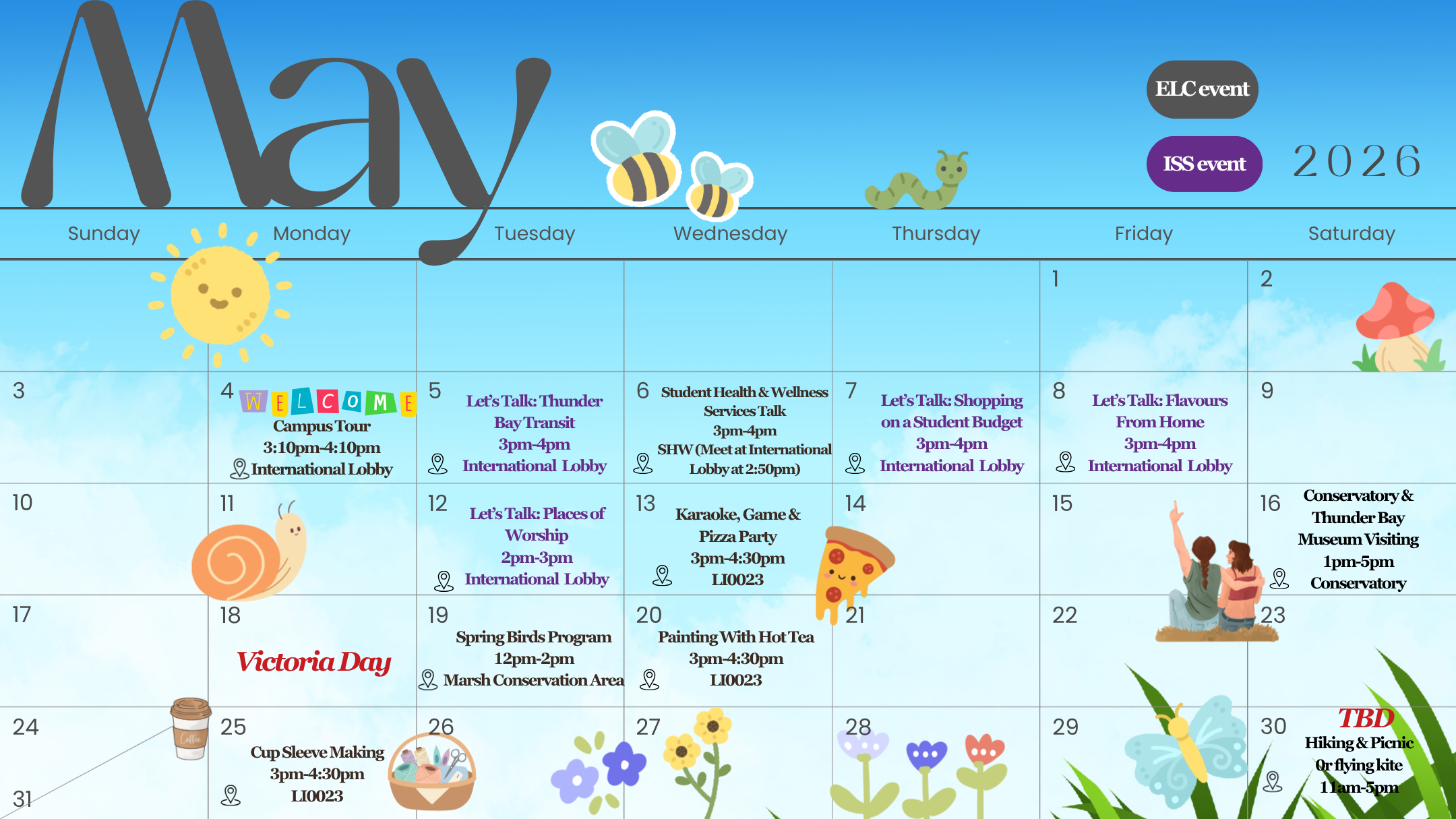 May Calendar