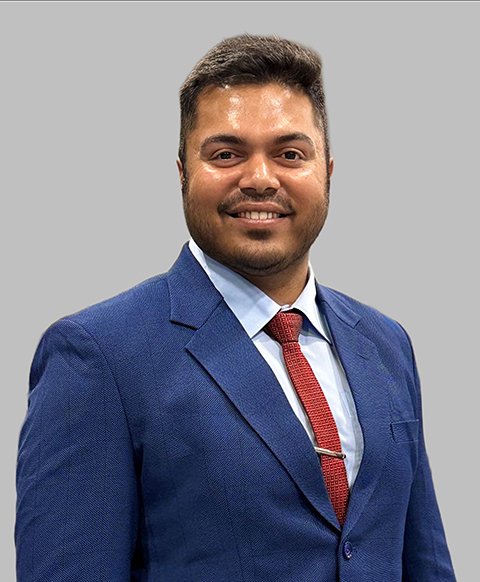 Dr. Dodanwala in a blue suit