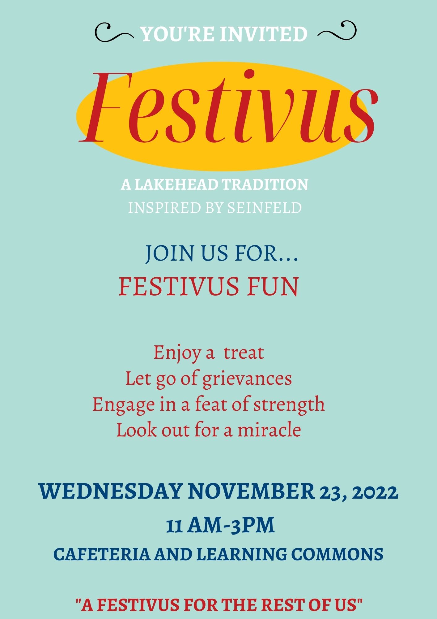 You're invited to Festivus