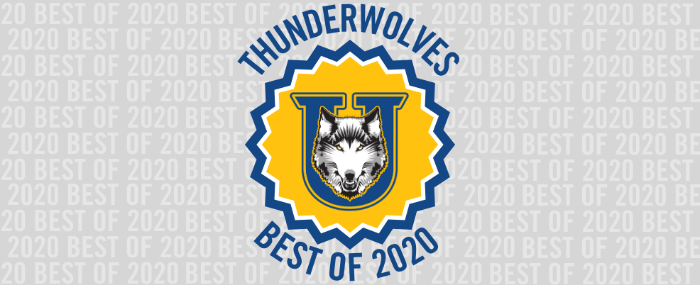 Thunderwolves best of 2020 with Thunderwolves Wolf Head Logo