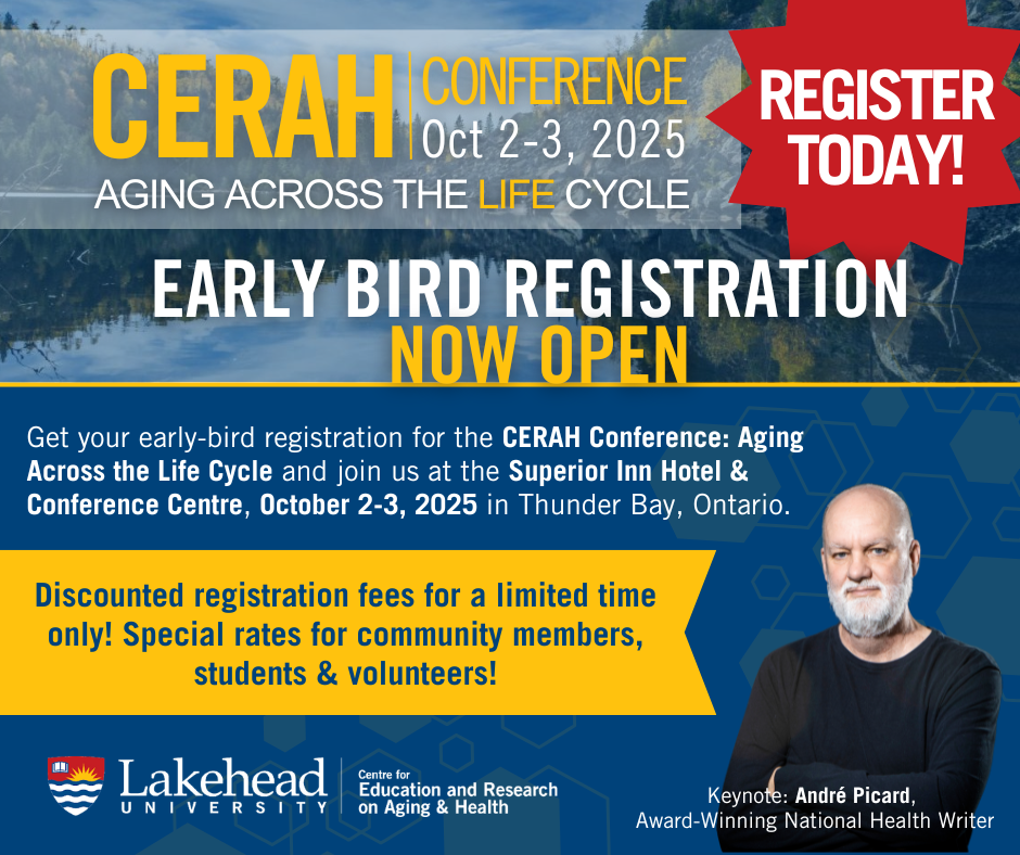 Early bird registration open for CERAH conference