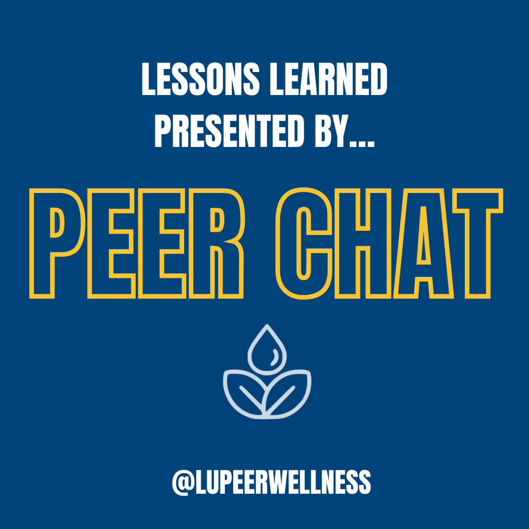 Lessons learned Presented by peer chat