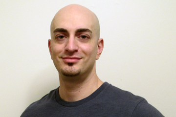 Derek smiles for the camera