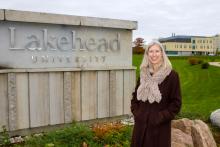 Rebbeca Truax at the Orillia campus