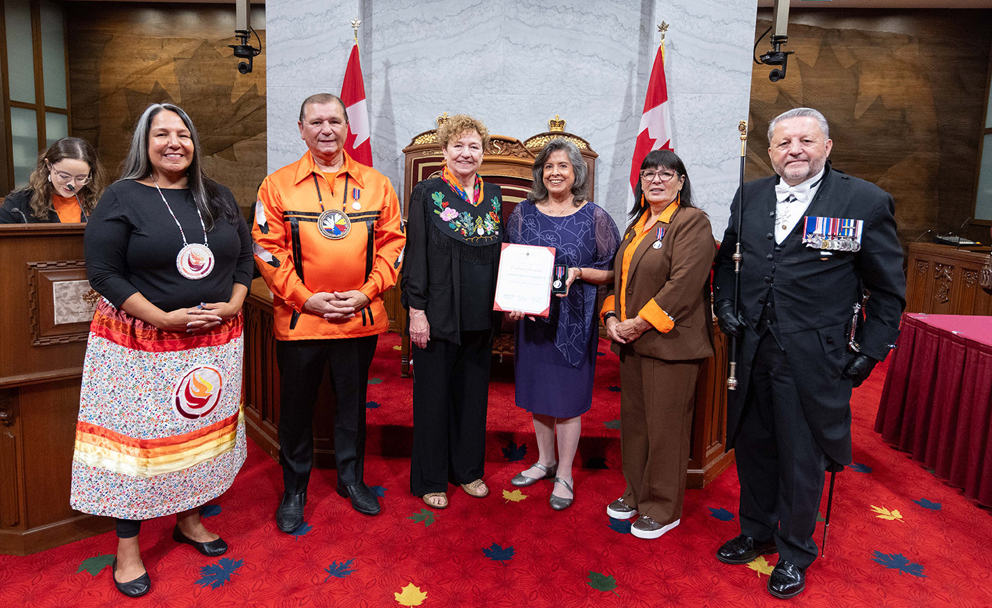 Dr. Cynthia Wesley-Esquimaux in Senate Chamber