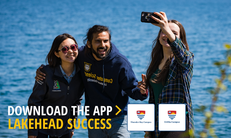 Download the Lakehead Success App Image for Apple or Android Devices