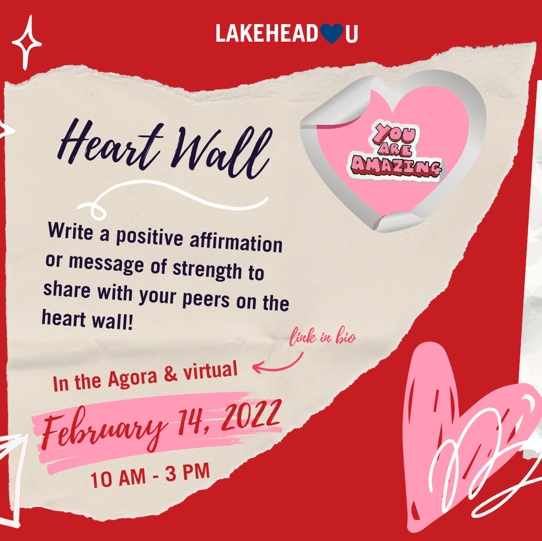 Heart Wall promotion with information as depicted in the event description. 