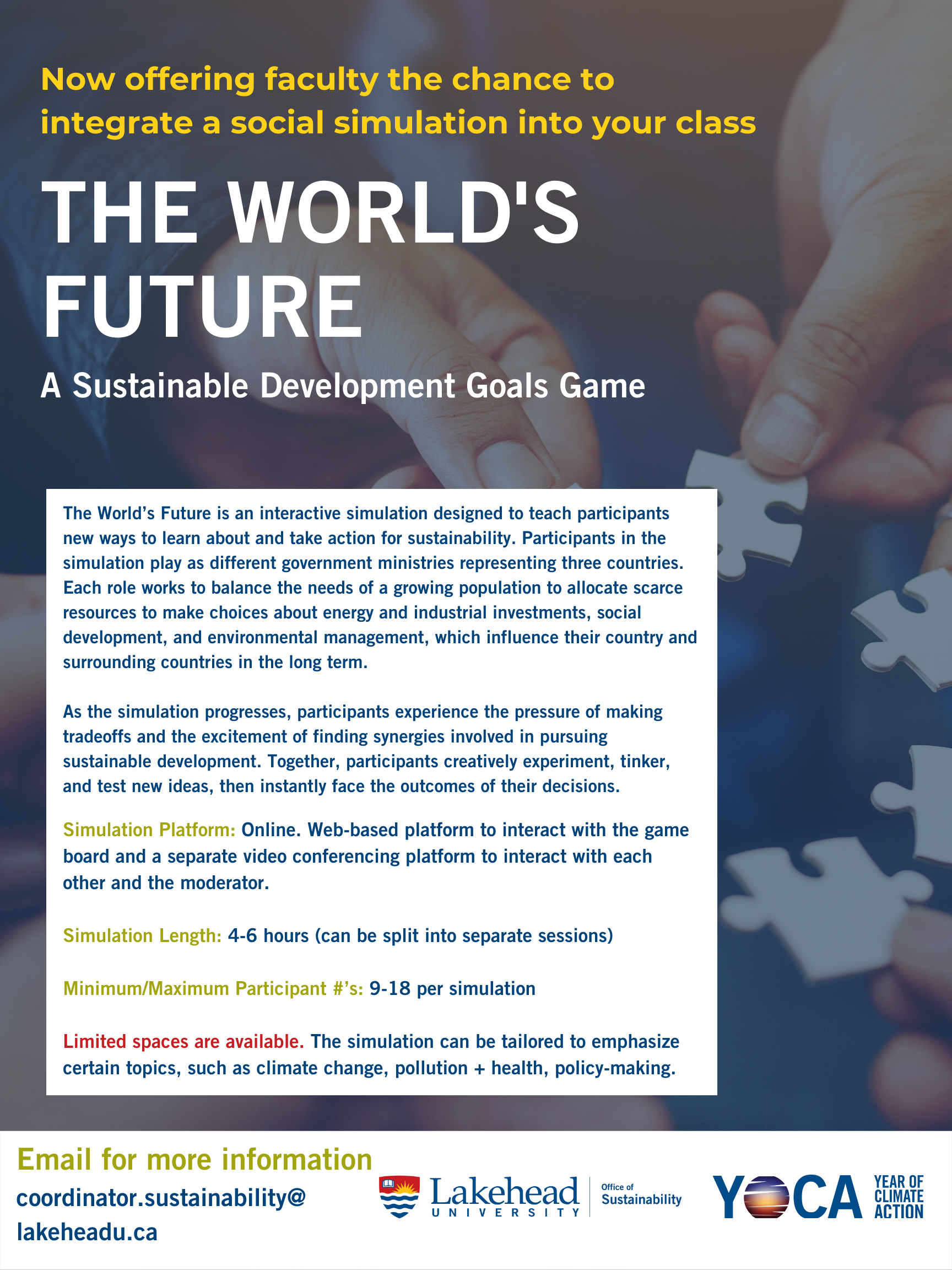 The World's Future - a social simulation being offered to classes