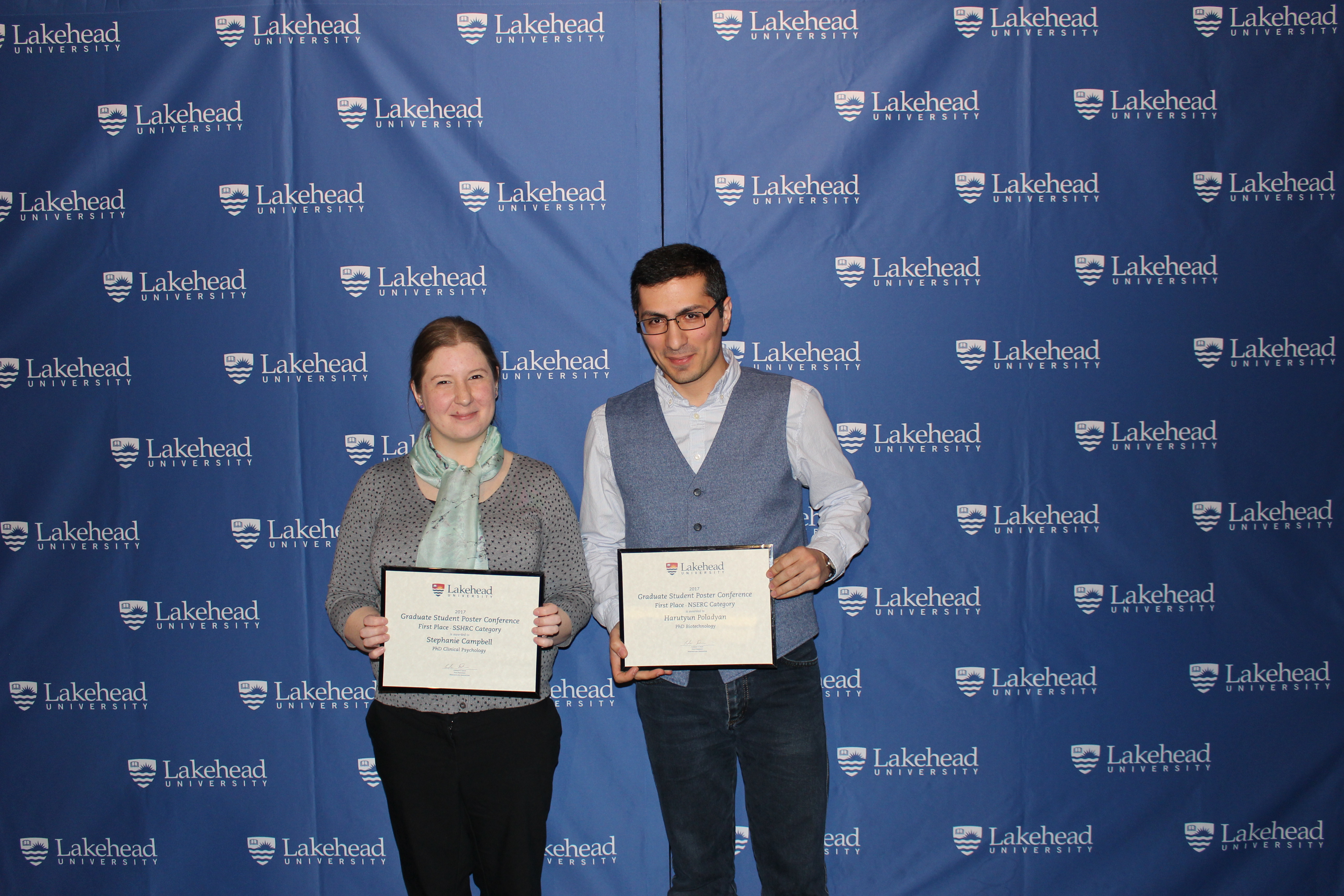Two Graduate Student Conference Winners