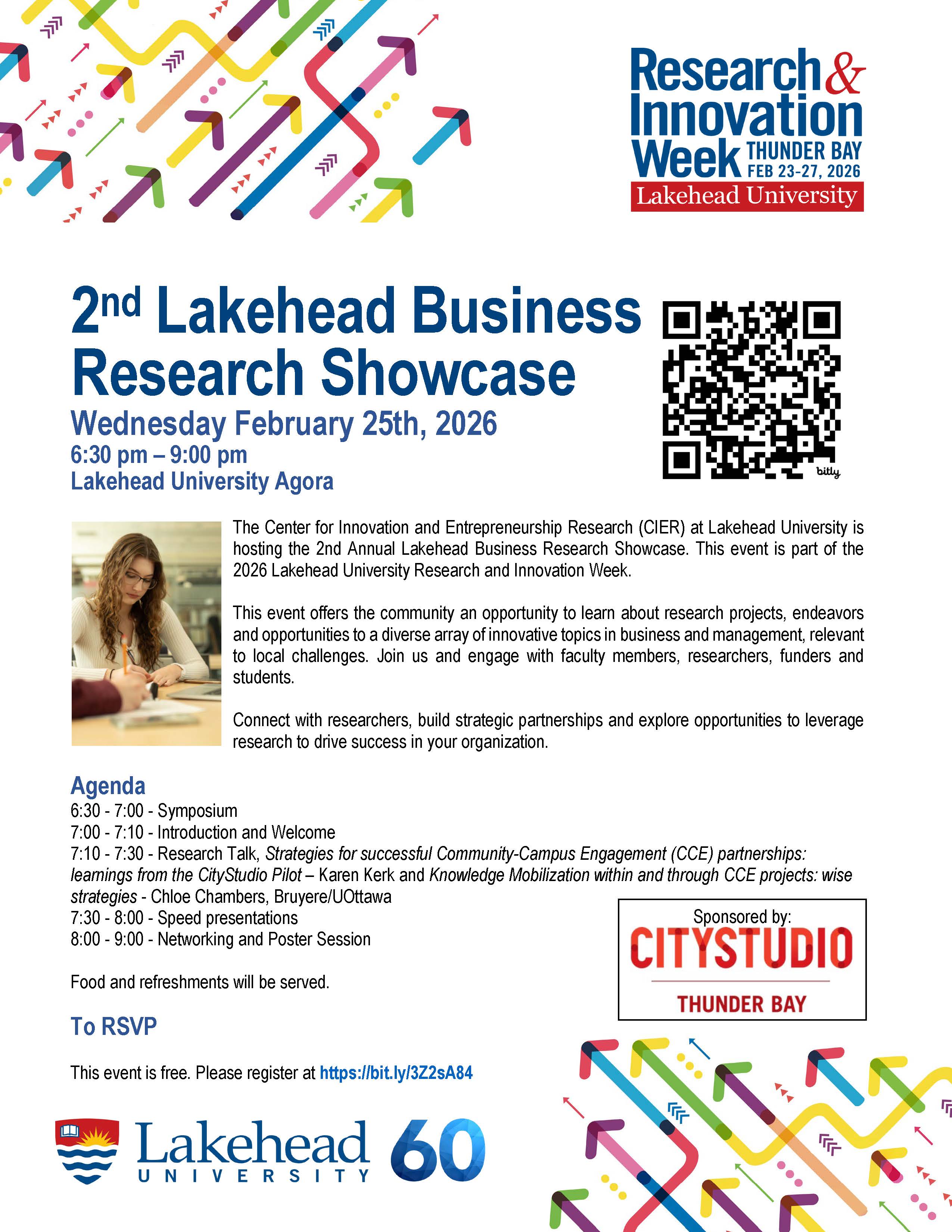 2nd Lakehead Business Research Showcase Poster