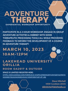 Poster for Adventure Therapy