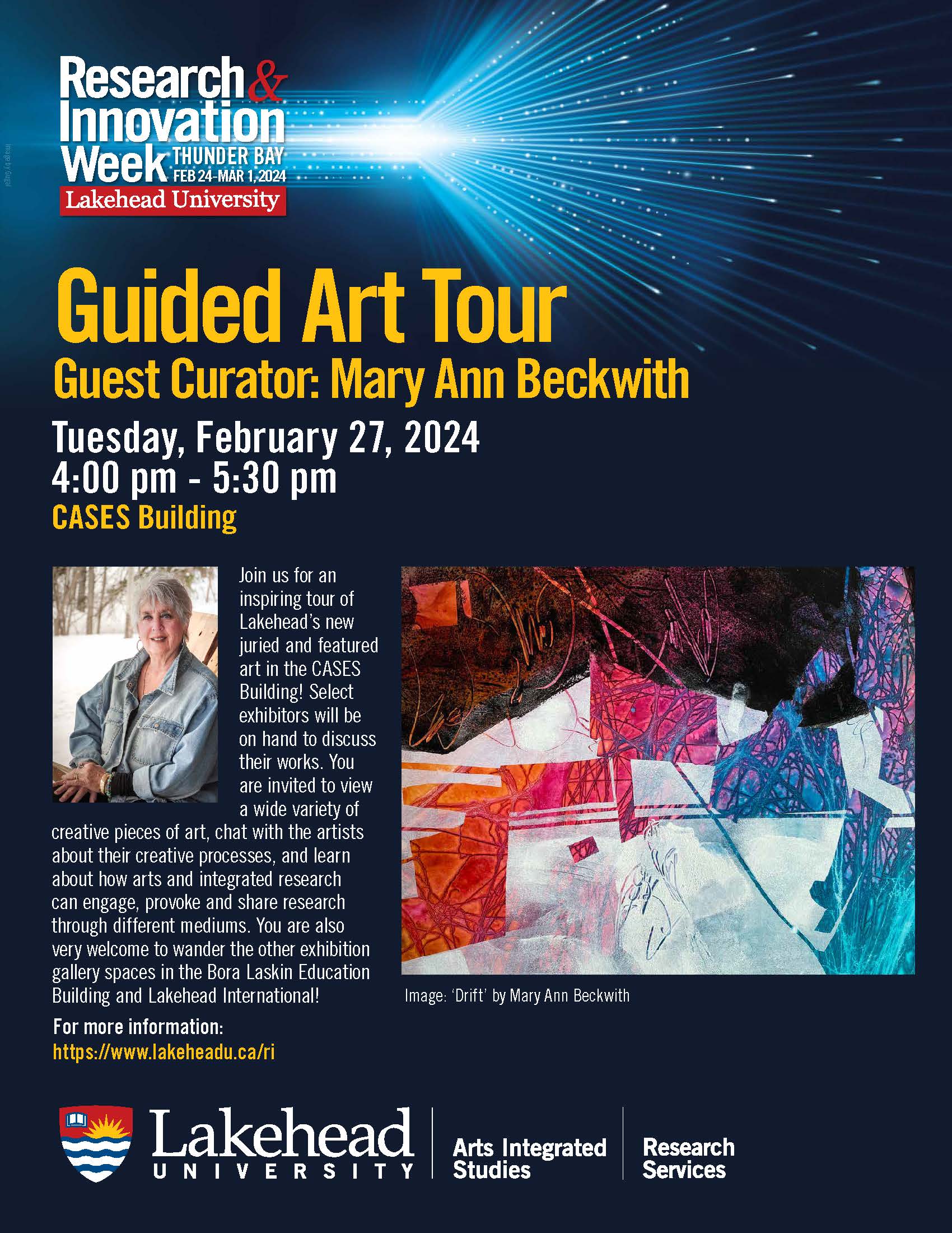 Poster for: Guided Art Tour 