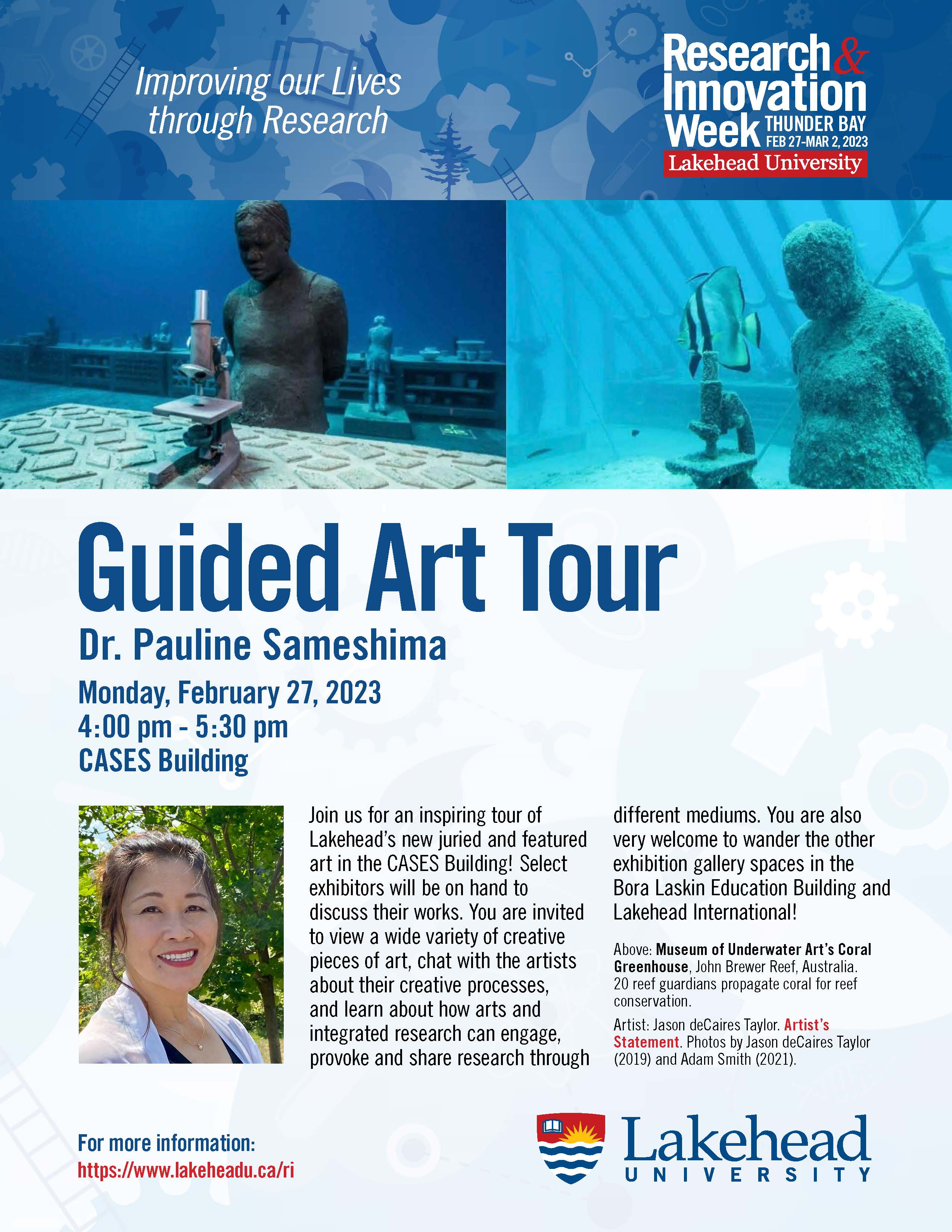 Poster for Guided Art Tour