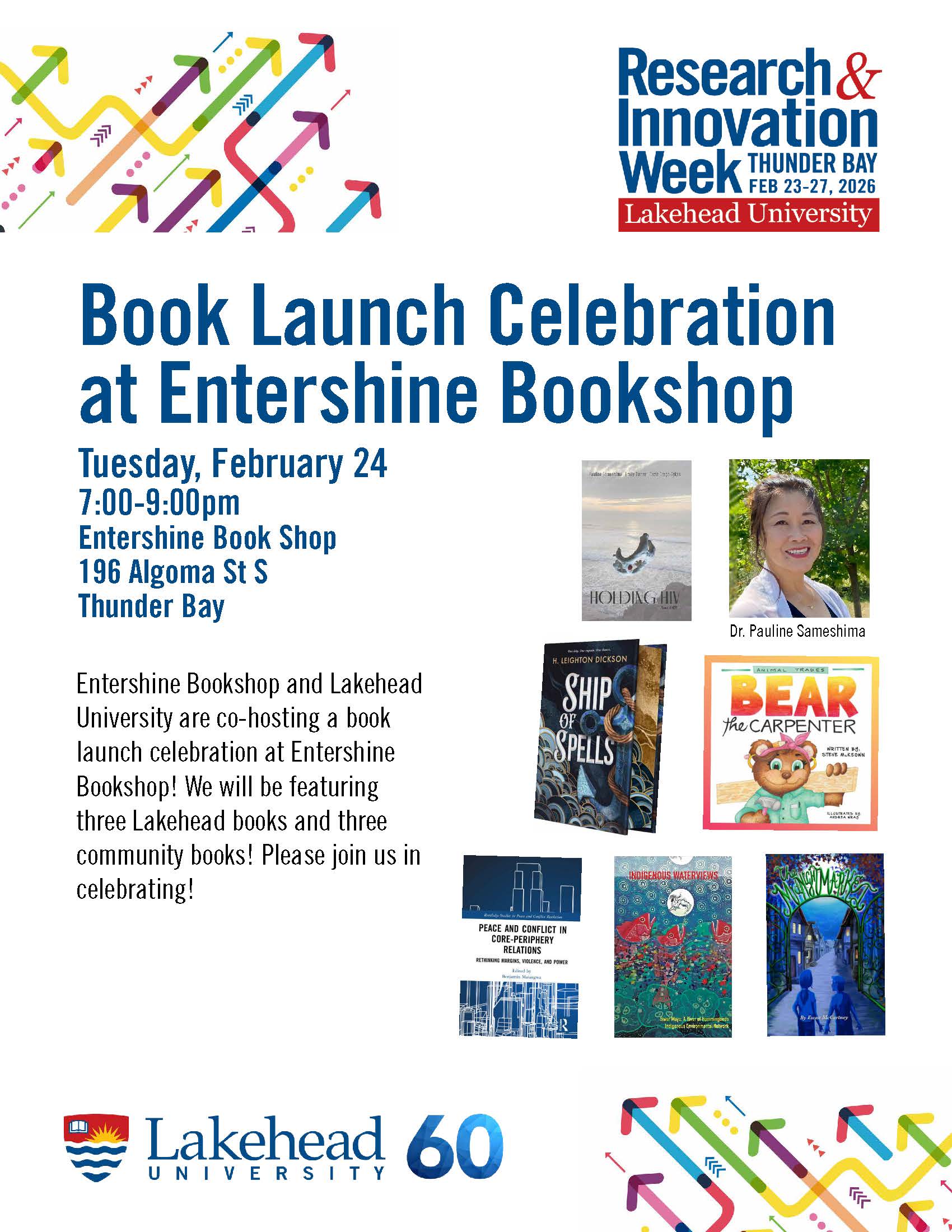 Book launch poster