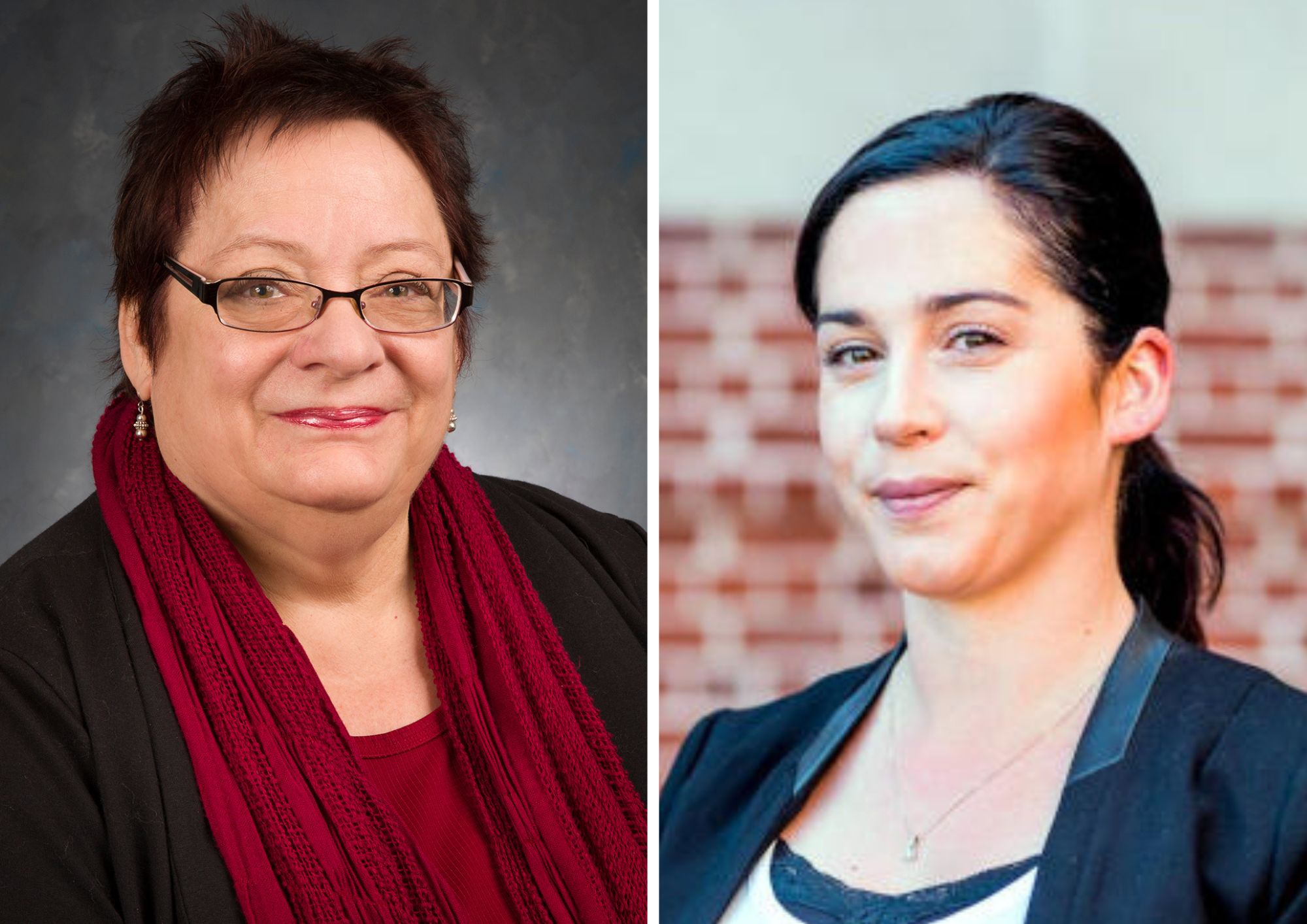Photos of Dr. Mary Ellen Hill and Dr. Shevaun Nadin