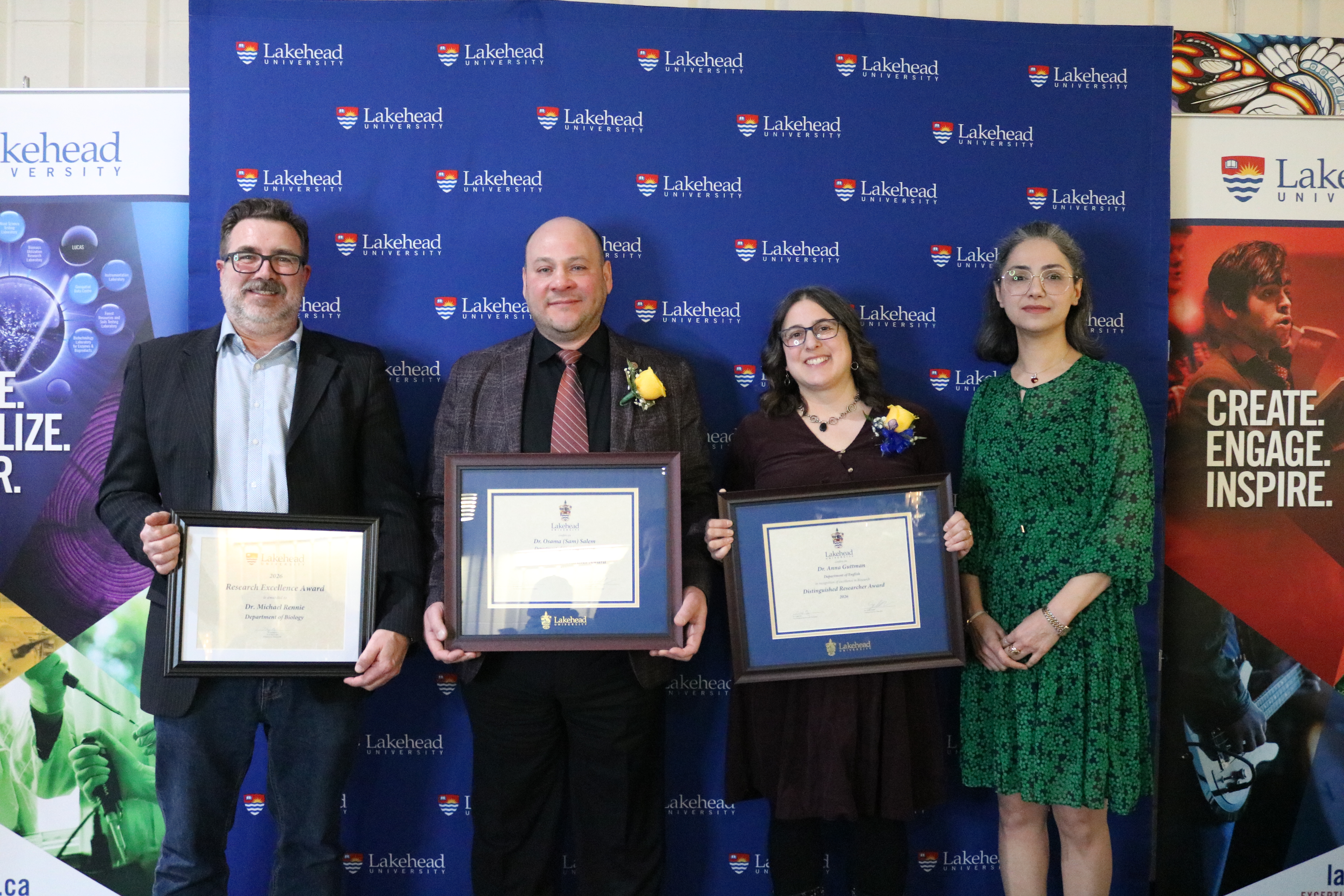 Photo of some of the award winners from 2026