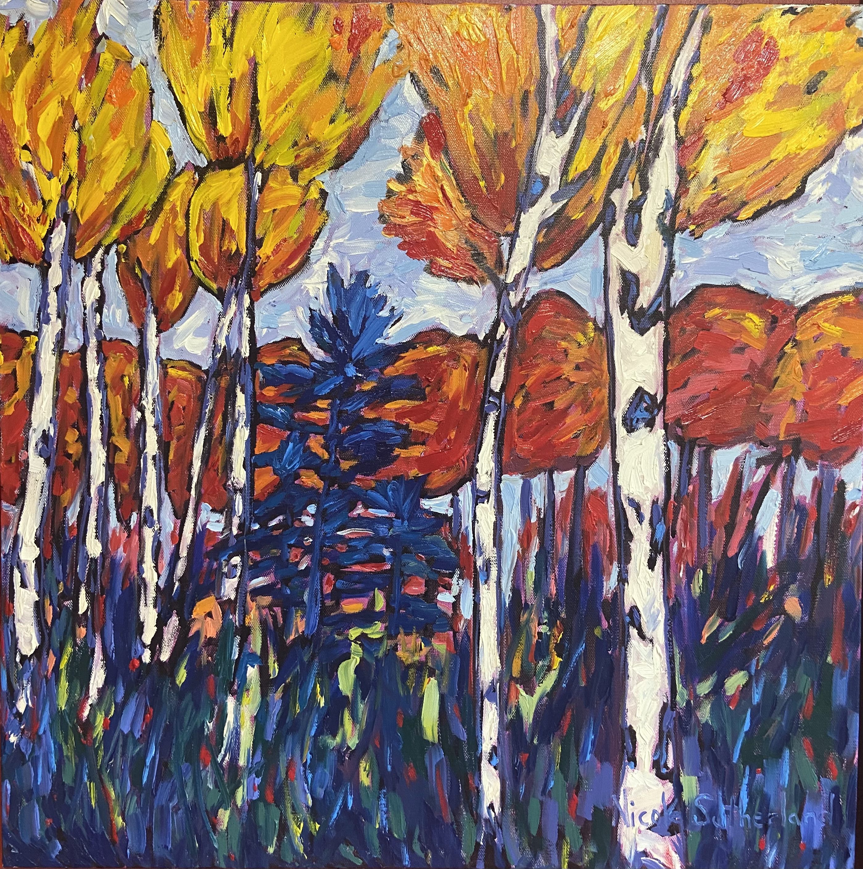 Pining Alone - Painting by Nicole Sutherland