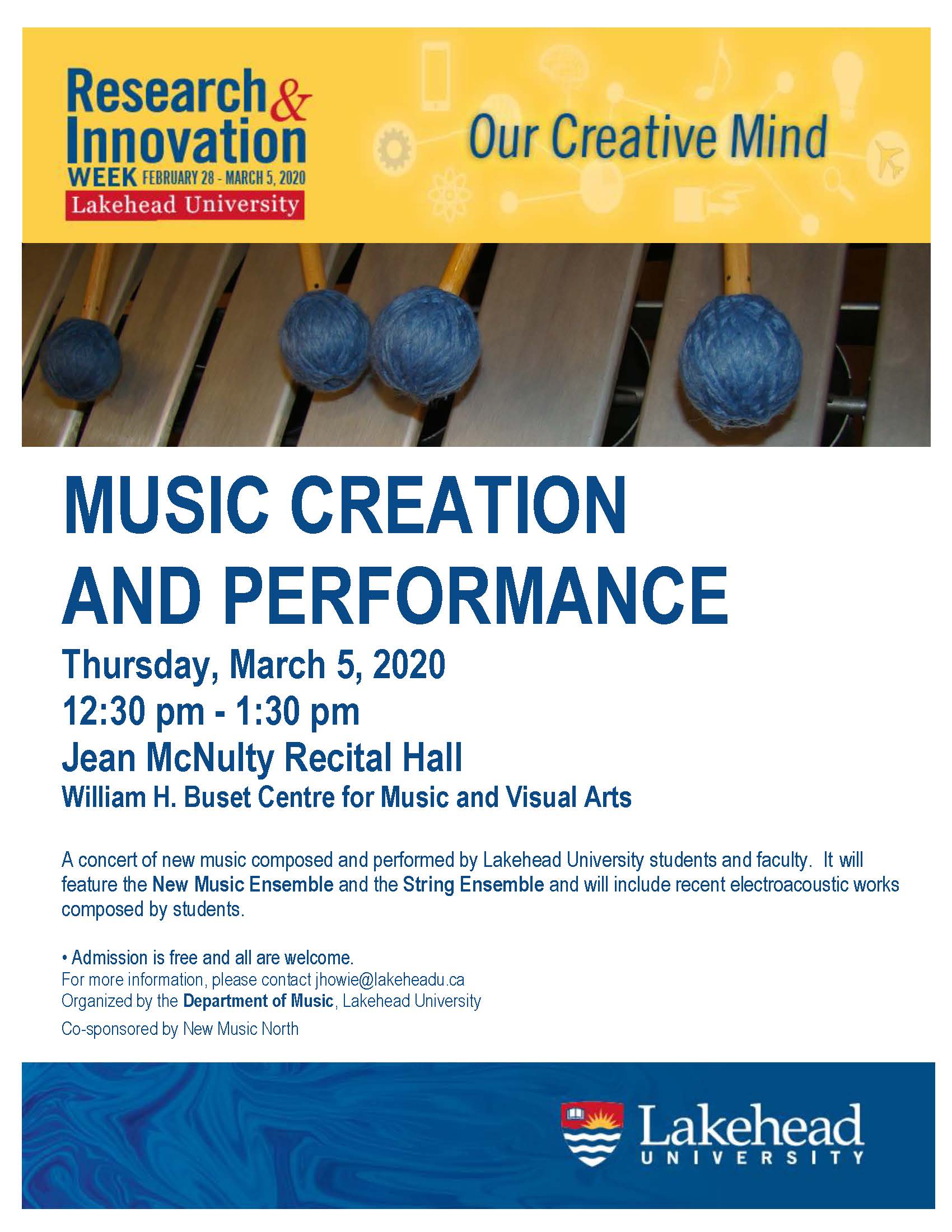 Music Creation and Performance Poster