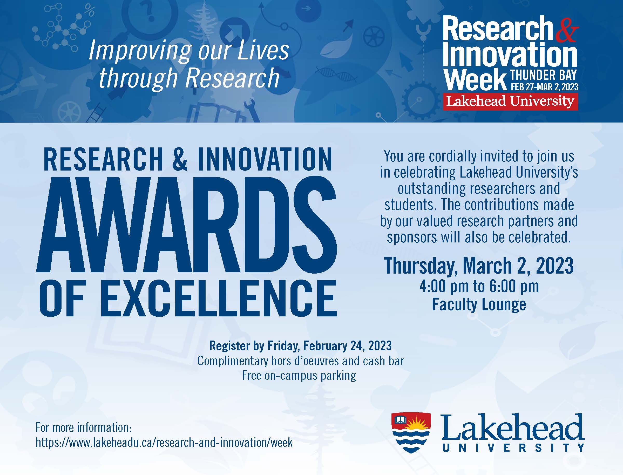 Poster for Research and Innovation Awards of Excellence