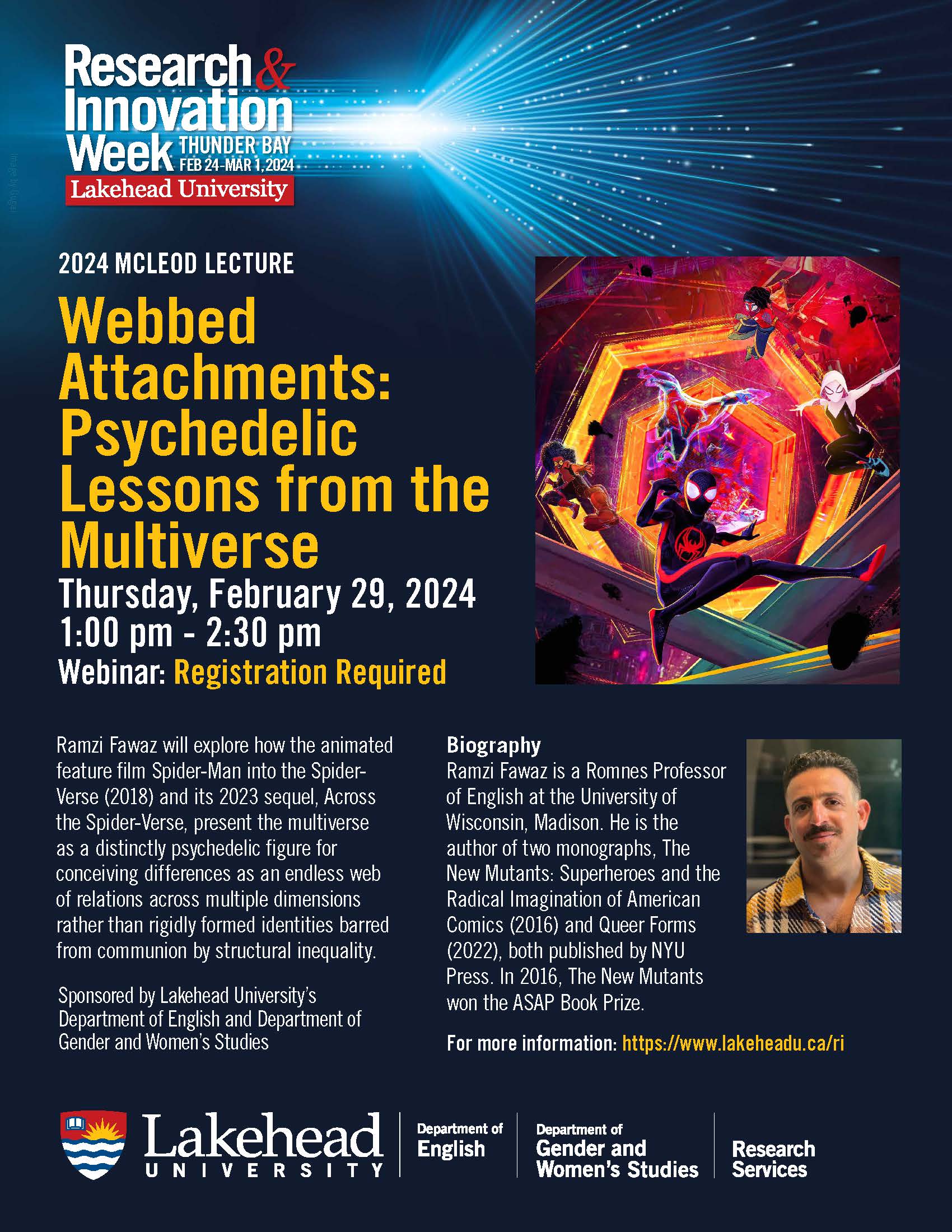 Poster for: Webbed Attachments: Psychedelic Lessons from the Multiverse
