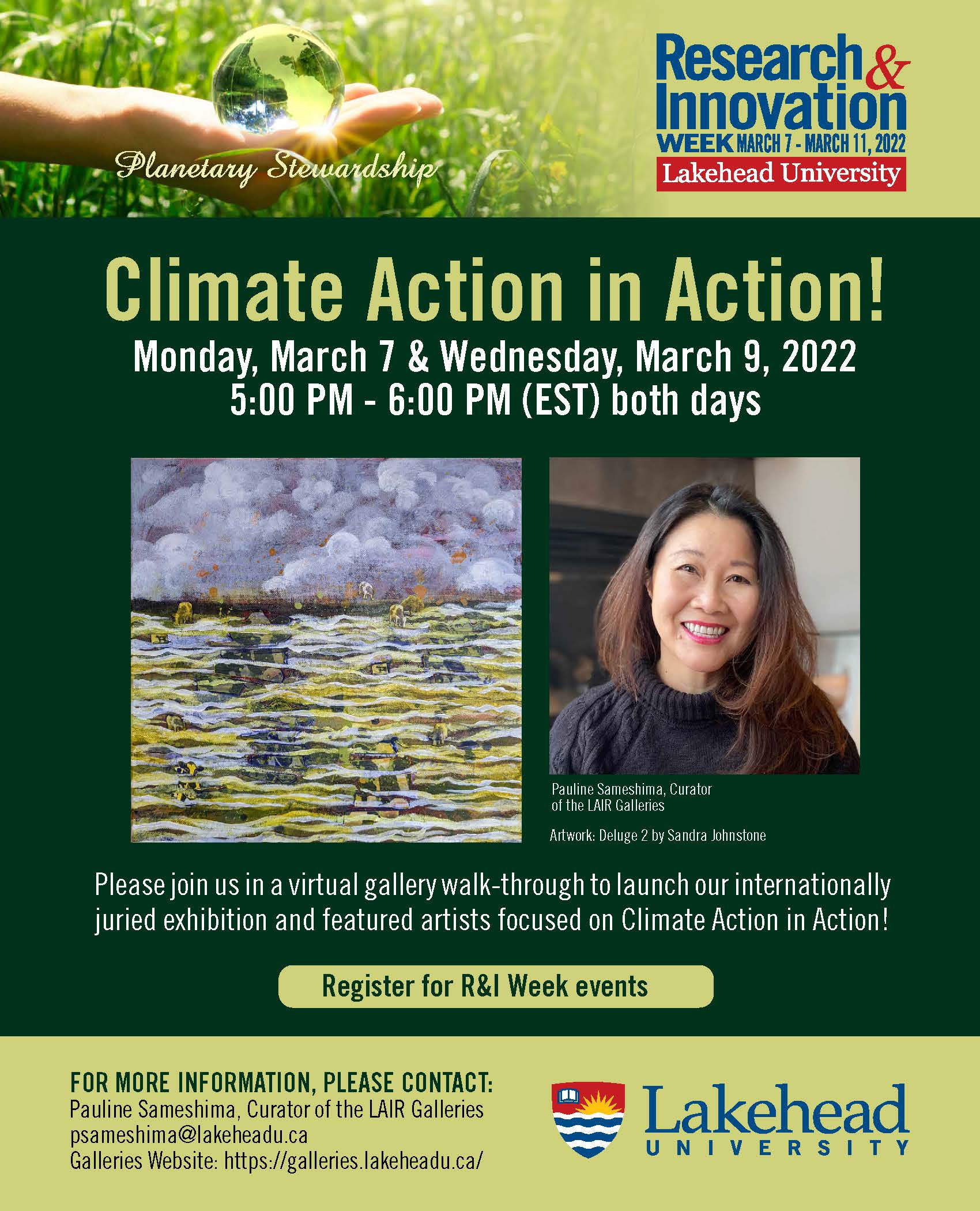 Climate Action in Action Event Poster
