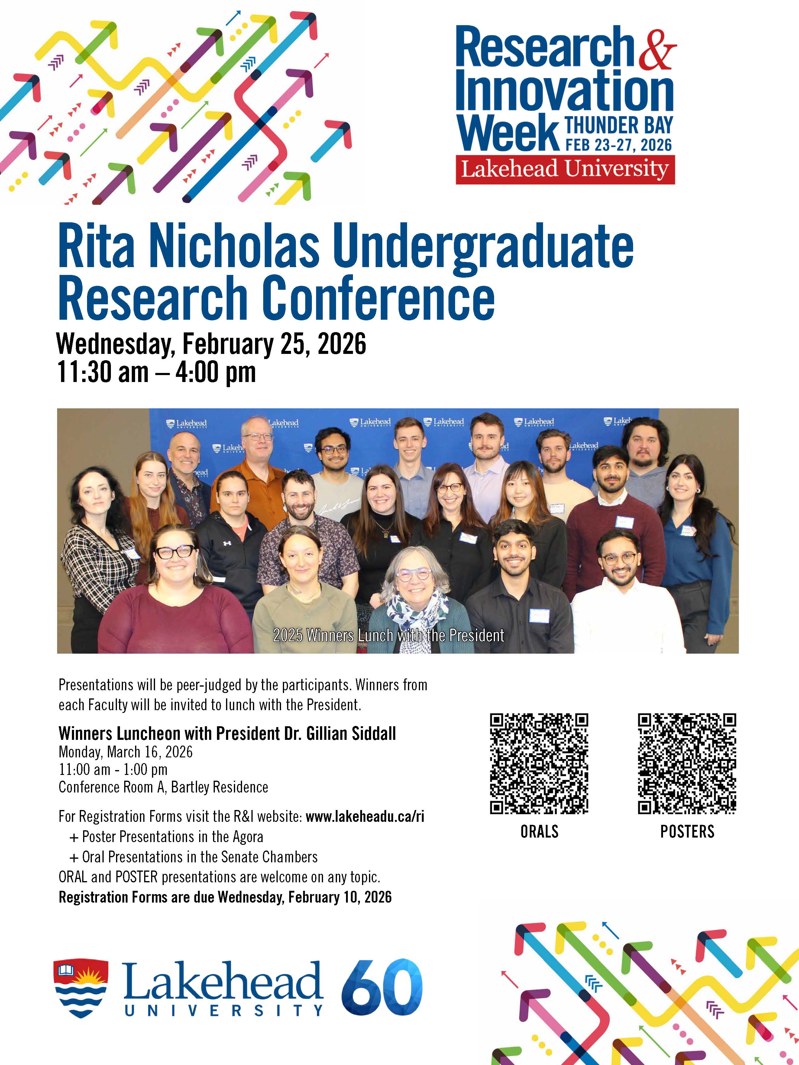 Poster for Rita Nicholas Undergraduate Research Conference