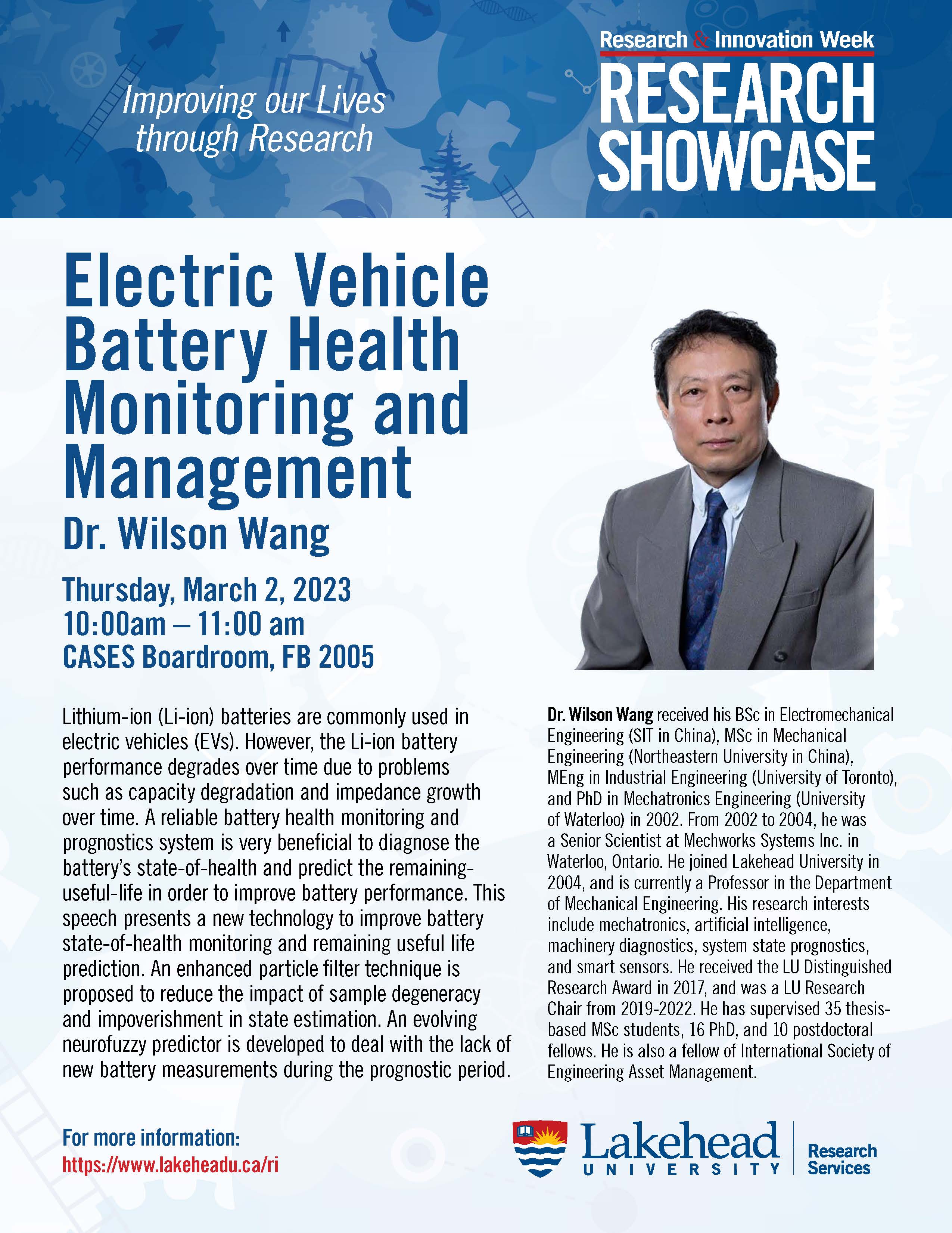 Poster for Electric Vehicle Battery Health Monitoring and Management