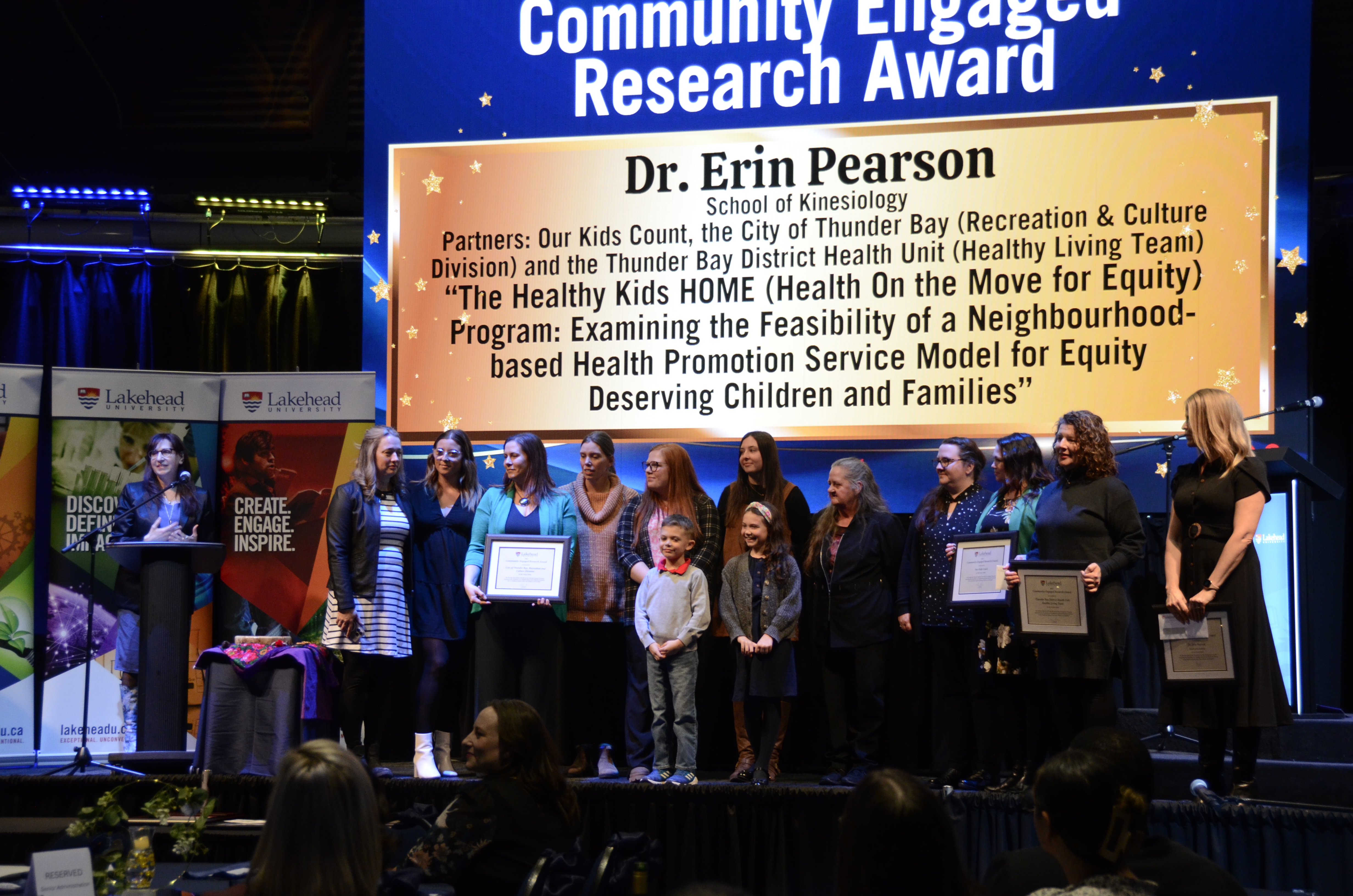 Photo of Community-Engaged Research Award winners