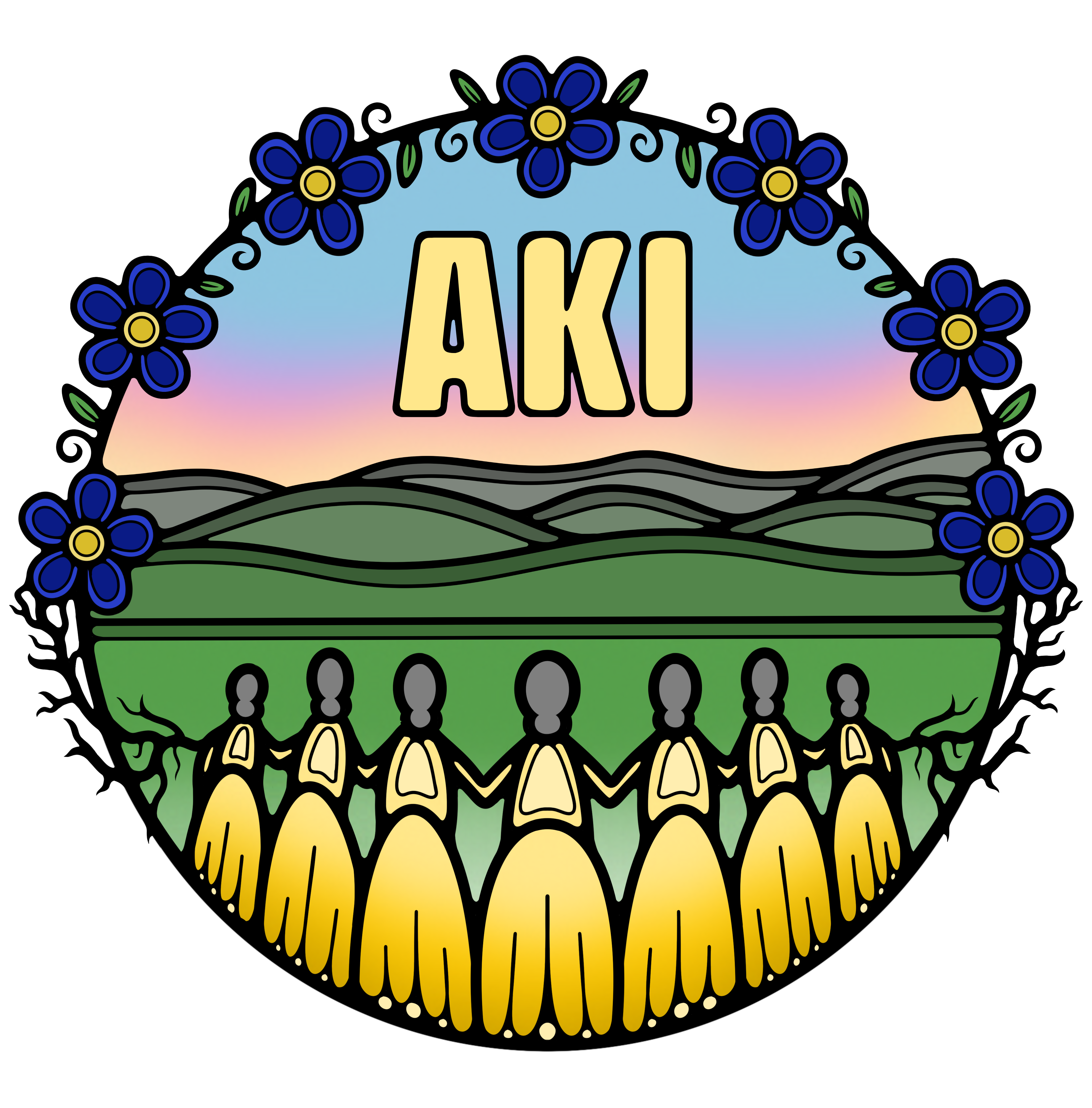 Anishinaabe Kendaasiwin Institute (AKI) Logo