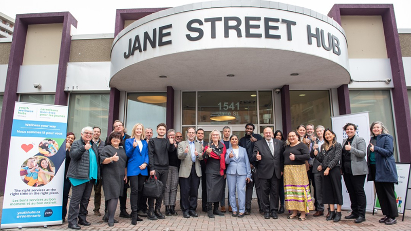 A photo of from the Bell Let's Talk partnership program allowing Canadian youth to access more mental health services