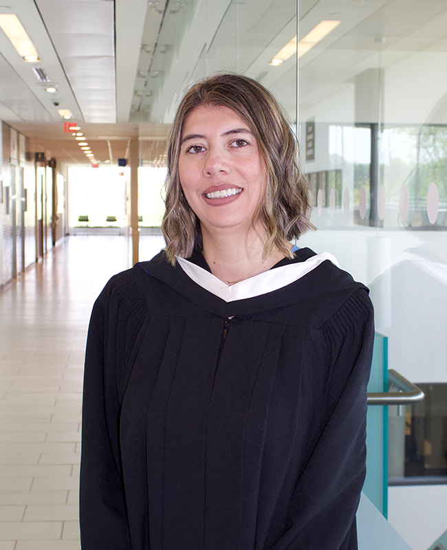 Graduation photo of Sandy Falcon