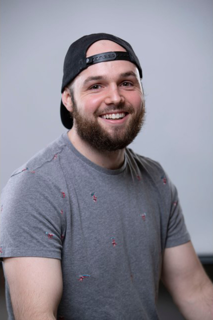 Wade smiling for the camera