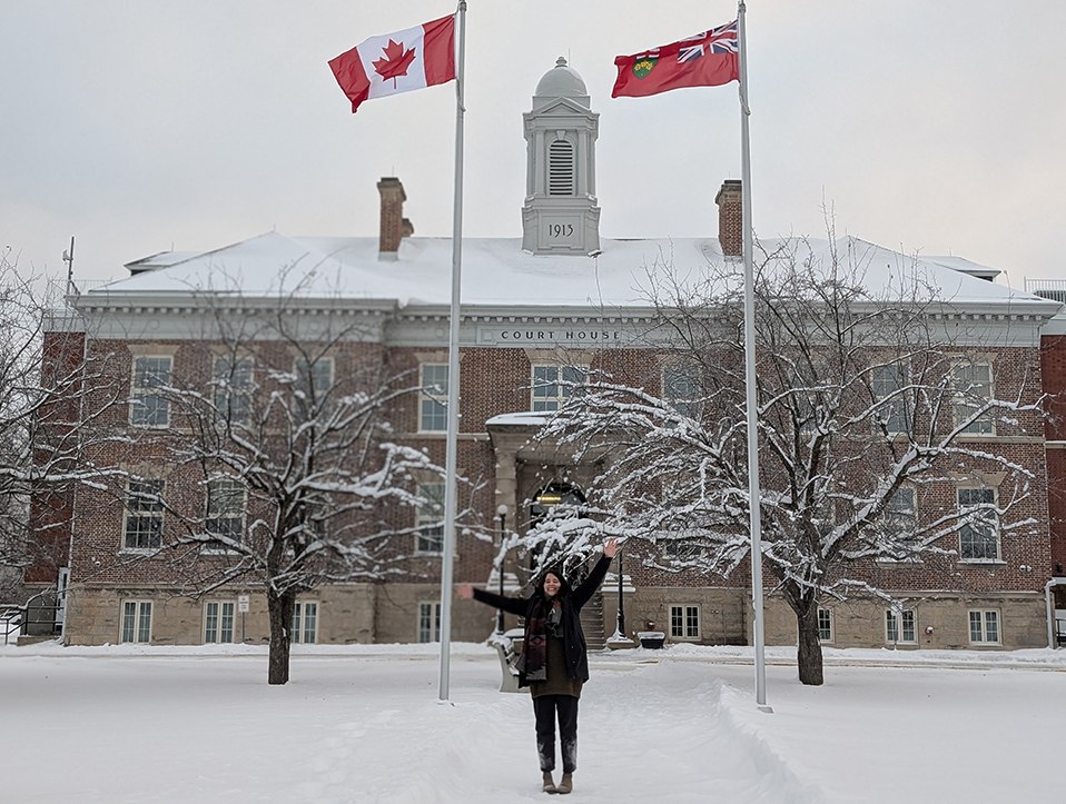 Cassandra Spade at Fort Frances Courthouse
