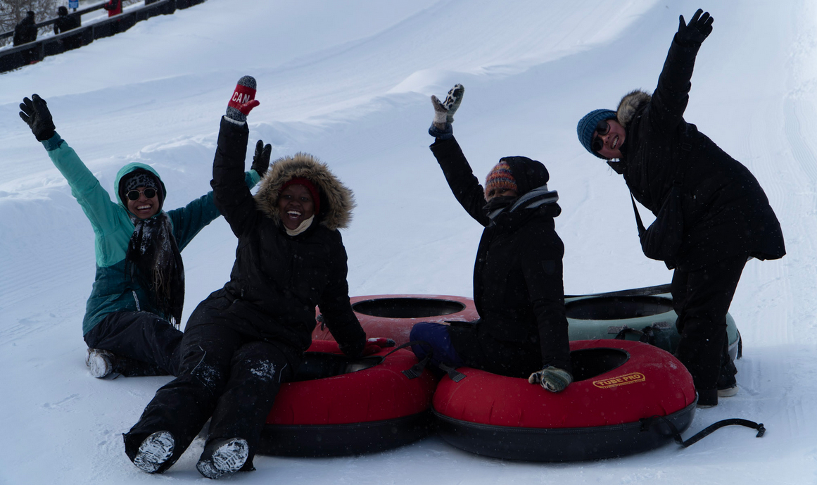 Students Tubing