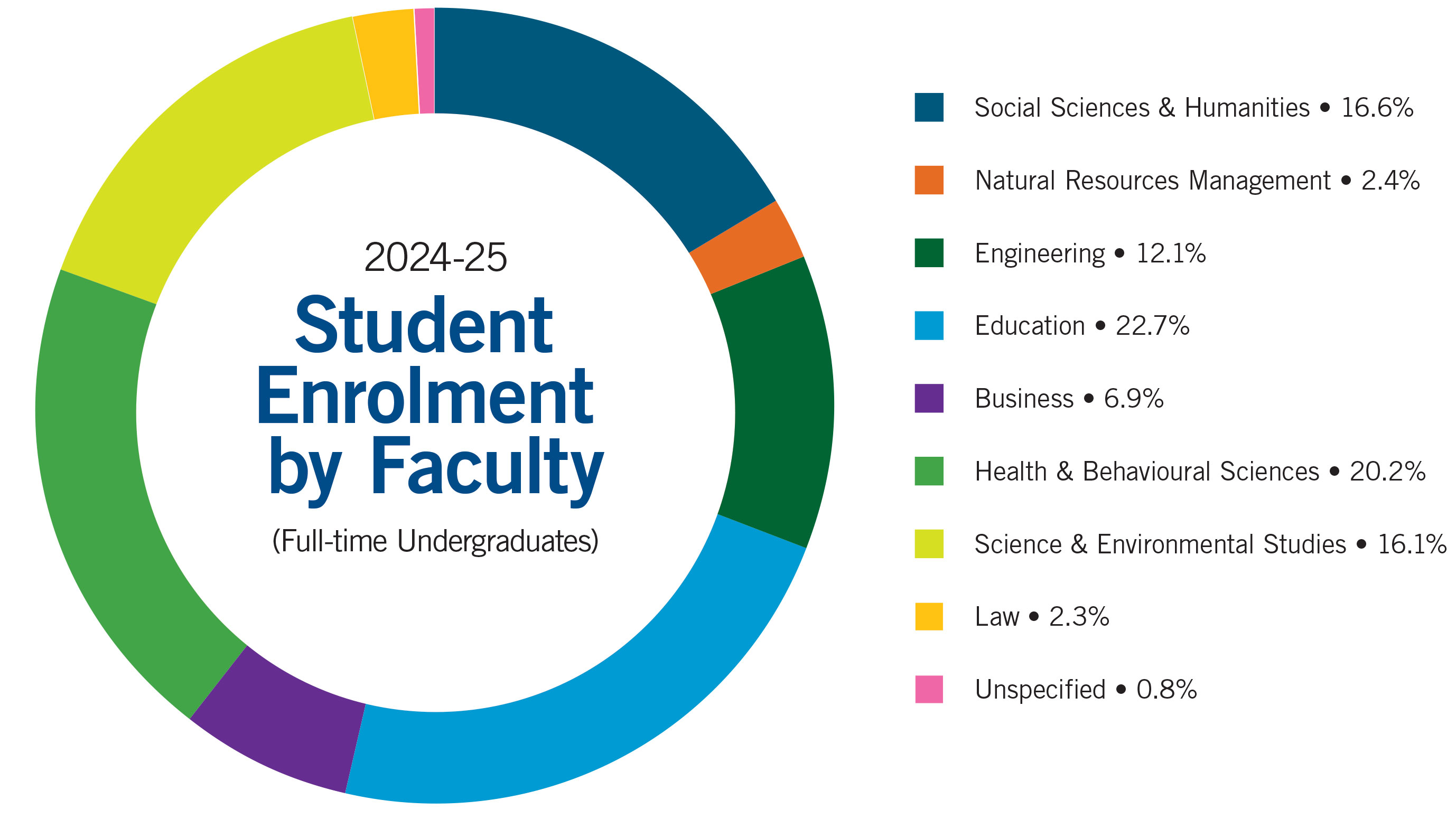 Student Enrolment by faculty