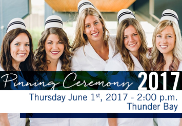 Lakehead Nursing Students Together after Pinning Ceremony - Maria Maria Photography